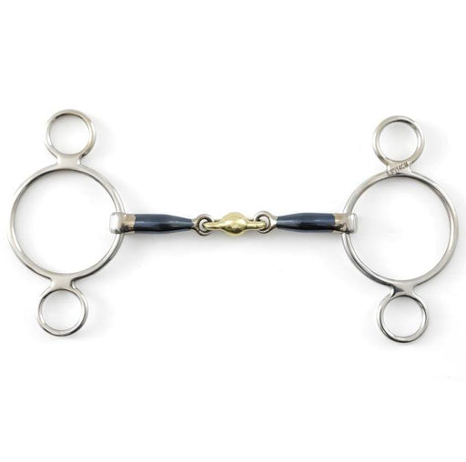Photo of Premier Equine Blue Sweet Iron Two Ring Gag