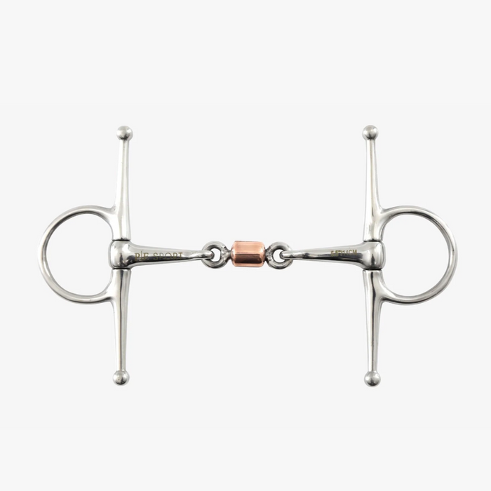 Premier Equine Full Cheek Snaffle with Copper Peanut Joint
