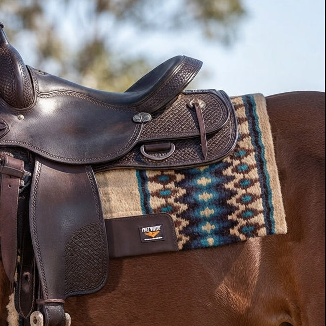 Fort Worth Fleece Lined Saddle Pad | Mustard