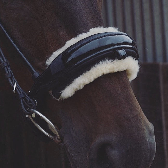Caboose Equestrian Sheepskin Poll or Nose Cover