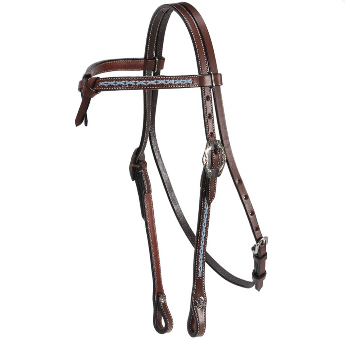 Fort Worth Cactus Turquoise Headstall main image 0