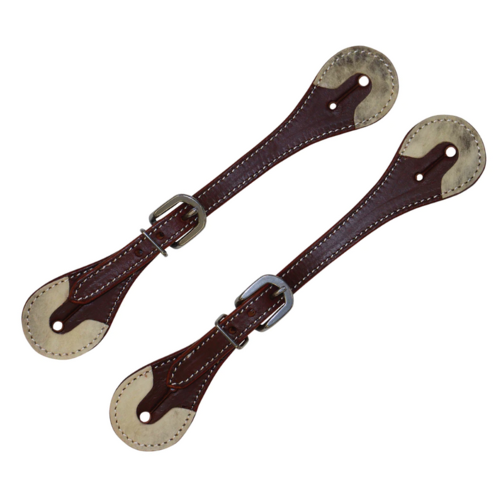 Fort Worth Rawhide End Spur Straps