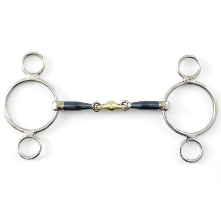 Photo of Premier Equine Blue Sweet Iron Two Ring Gag