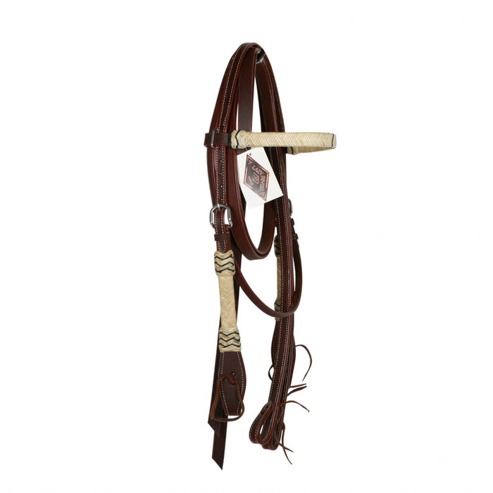 Lazy River Knotted Rawhide Western Bridle