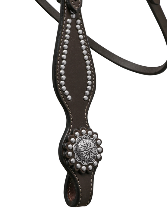 Fort Worth Floral Concho Headstall