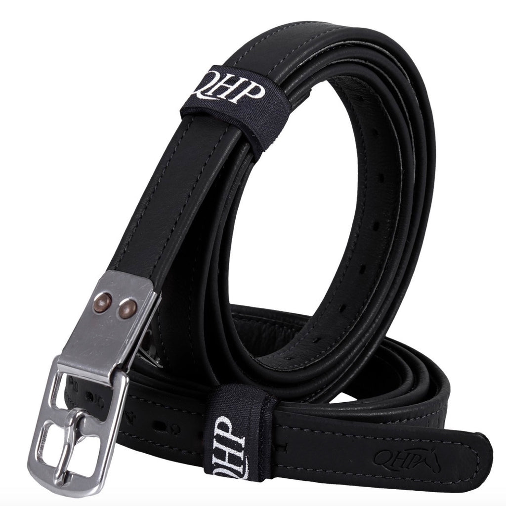 Staffe In Pelle Morbida Cwell Equine - Per Equitazione, Colore Nero - Foto 5