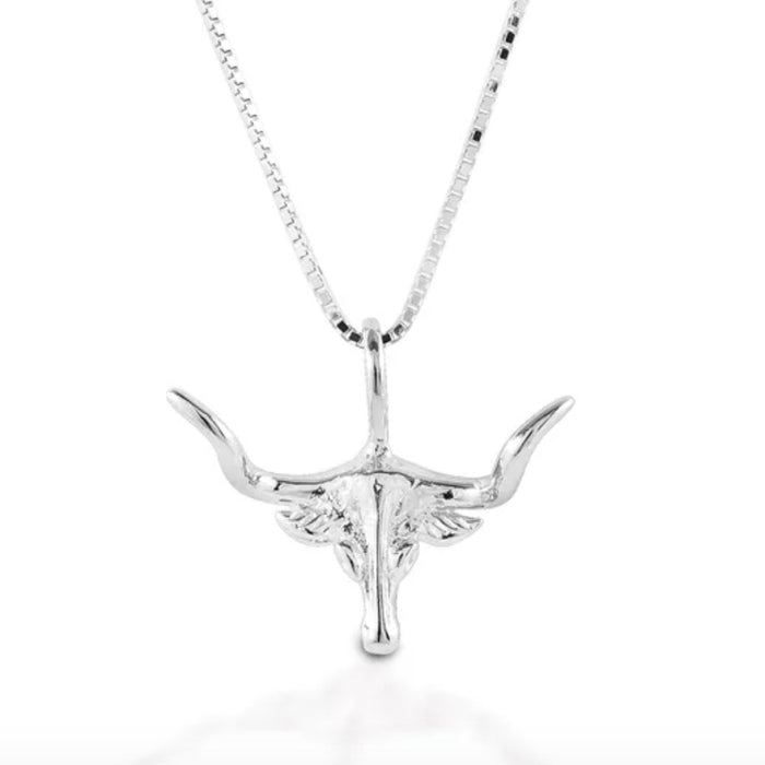 Photo of Kelly Herd Sterling Silver Longhorn Necklace