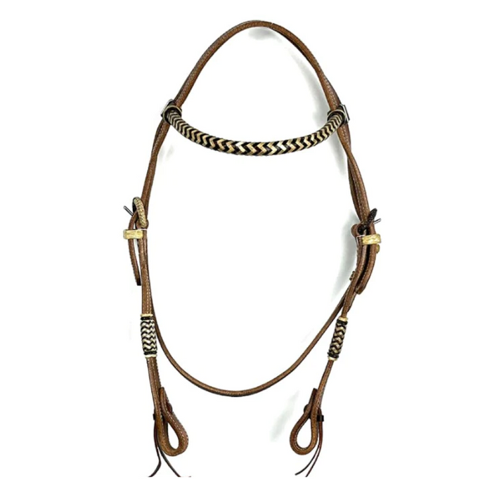 Ezy Ride Bridle with Plaited Rawhide
