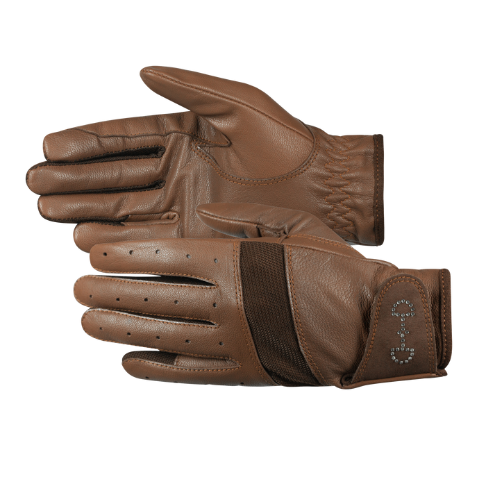 Horze Leather Mesh Gloves