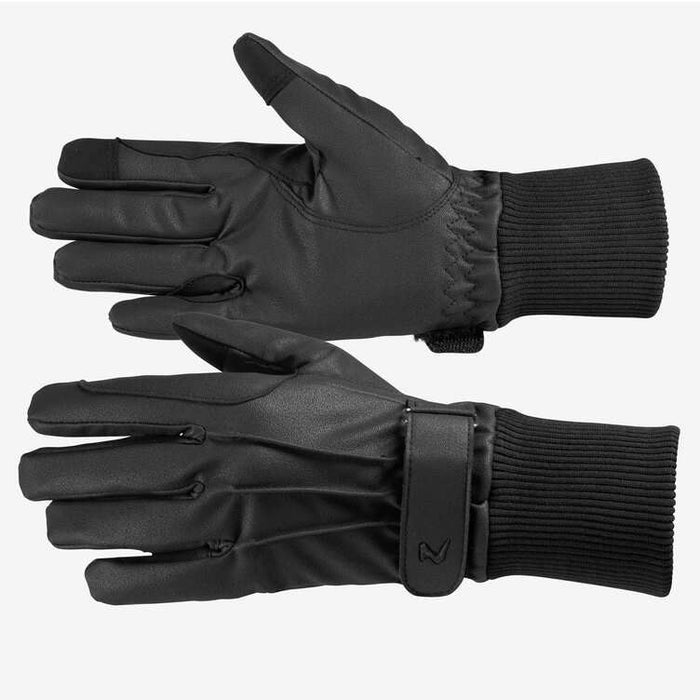 Horze PU Leather Fleece Gloves