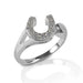 Photo of Kelly Herd Sterling Silver Offset Horseshoe Ring