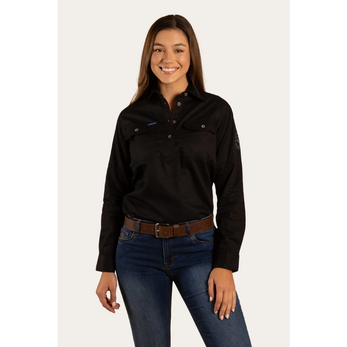 Ringers Western Delta Women's Half Button Work Shirt — The Tack Shop