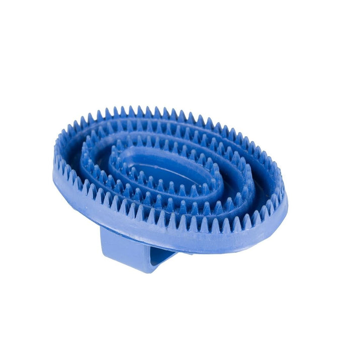 Photo of Horze Rubber Curry Comb in Blue